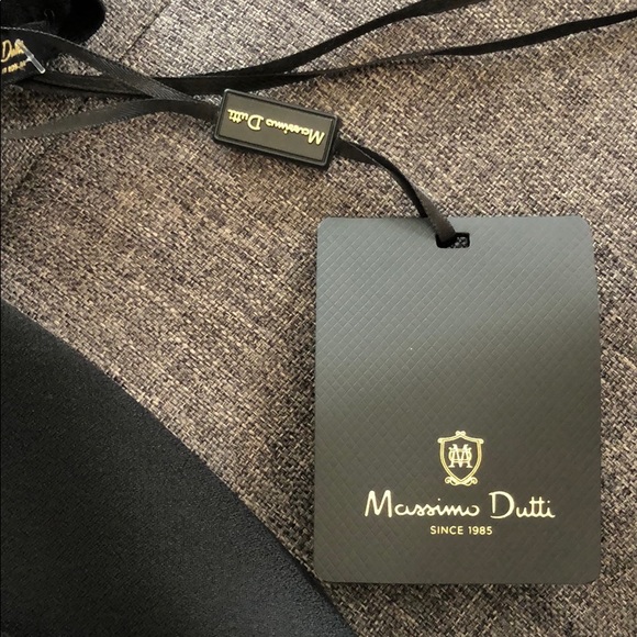 NWT Massimo Dutti black maxi dress - Picture 8 of 8